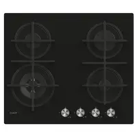 Candy CDK6GF4WEKB Negro Integrado 59.5 cm Encimera de gas 4 zona(s)