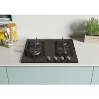 Candy CDK6GF4WEKB Negro Integrado 59.5 cm Encimera de gas 4 zona(s)