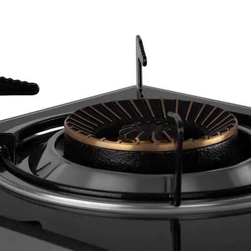 Orbegozo FO 2720 Negro, Acero inoxidable Encimera Encimera de gas 2 zona(s)