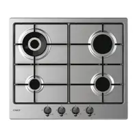Candy Classic CHW6BR4WTX Acero inoxidable Integrado 60 cm Encimera de gas 4 zona(s