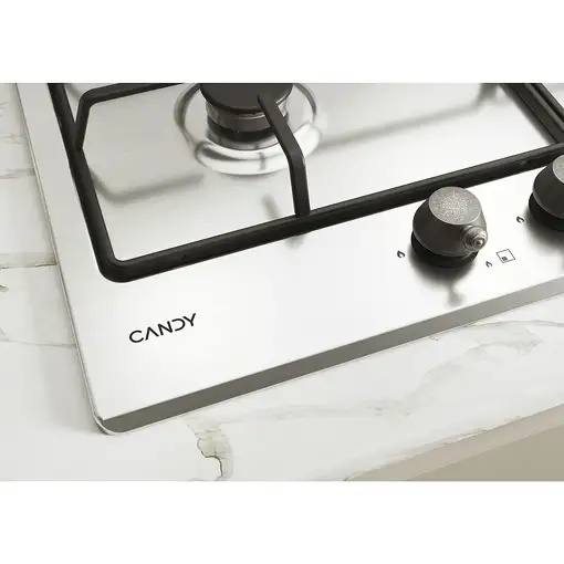 Candy Classic CHW6BR4WTX Acero inoxidable Integrado 60 cm Encimera de gas 4 zona(s