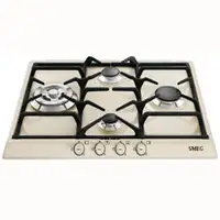 Smeg SR764PO hobs Crema de color Integrado Encimera de gas 4 zona(s)