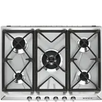 Smeg Victoria SR975XGH hobs Acero inoxidable Integrado 68.5 cm Encimera de gas 5 z