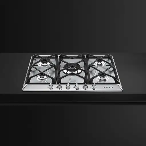 Smeg Victoria SR975XGH hobs Acero inoxidable Integrado 68.5 cm Encimera de gas 5 z