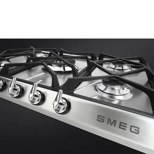 Smeg Victoria SR975XGH hobs Acero inoxidable Integrado 68.5 cm Encimera de gas 5 z