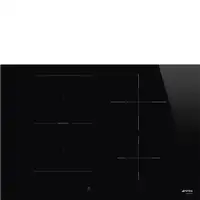 Smeg Universal SI1M4744D hobs Negro Integrado 75 cm Con placa de inducción 4 zona(