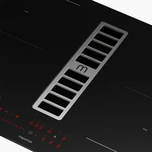 Mepamsa MAX X 83 Negro Integrado 83 cm Con placa de inducción 4 zona(s) Campana in