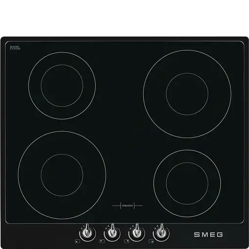 Smeg Victoria SI964NM hobs Negro Integrado 60 cm Con placa de inducción 4 zona(s)