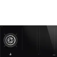 Smeg Classic PM3953D hobs Negro Integrado 90 cm Combi 5 zona(s)
