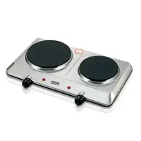Haeger HP-02S.015A hobs Acero inoxidable Encimera 45.5 cm Quemador en espiral 2 zo