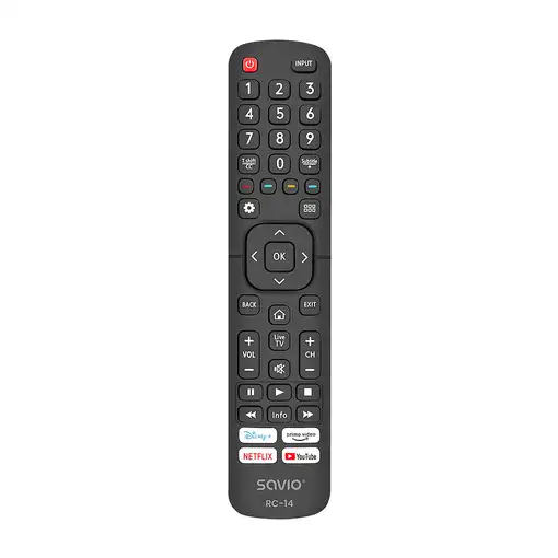 Savio RC-14 Universal remote control/replacement for HISENSE SMART TV mando a dist