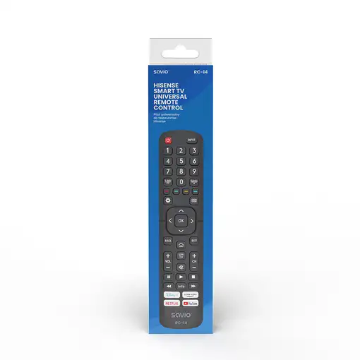 Savio RC-14 Universal remote control/replacement for HISENSE SMART TV mando a dist