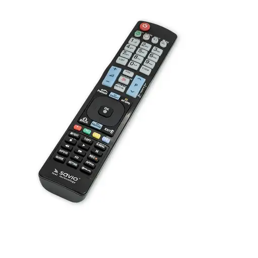 Savio RC-11 mando a distancia IR inalámbrico TV Botones