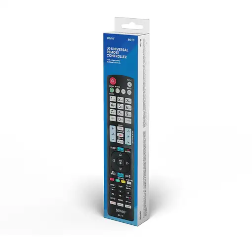 Savio RC-11 mando a distancia IR inalámbrico TV Botones