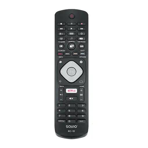 Savio RC-10 do TV Philips mando a distancia IR inalámbrico Botones