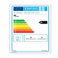Ariston Fast Evo X 11 NG Vertical Sin depósito (instantánea) Sistema de calentador