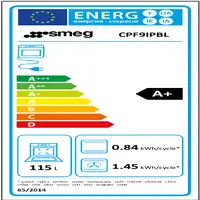 Smeg CPF9IPBL cocina Cocina independiente Eléctrico Con placa de inducción Negro