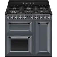 Smeg TR93GR cocina Cocina independiente Eléctrico Encimera de gas Gris