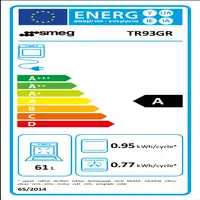 Smeg TR93GR cocina Cocina independiente Eléctrico Encimera de gas Gris