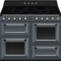 Smeg TR4110IGR2 cocina Cocina independiente Eléctrico Con placa de inducción Gris