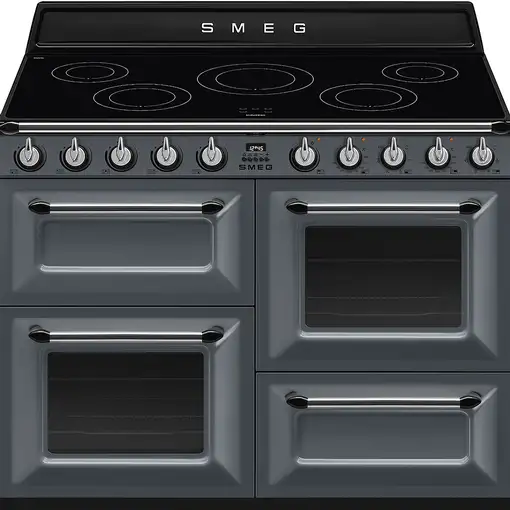 Smeg TR4110IGR2 cocina Cocina independiente Eléctrico Con placa de inducción Gris