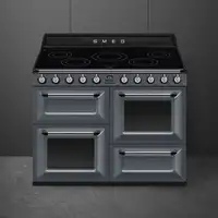 Smeg TR4110IGR2 cocina Cocina independiente Eléctrico Con placa de inducción Gris
