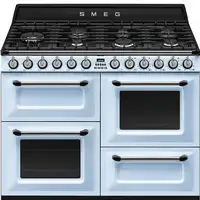 Smeg TR4110AZ cocina Cocina independiente Gas natural Encimera de gas Azul