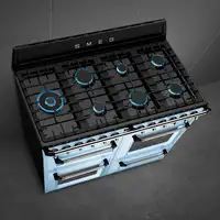 Smeg TR4110AZ cocina Cocina independiente Gas natural Encimera de gas Azul