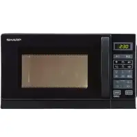 Sharp R-642BKW Negro Microondas combinado Encimera 20 L 800 W