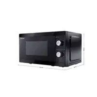 Sharp YC-MS01E-B microondas Negro Solo microondas Encimera 20 L 800 W