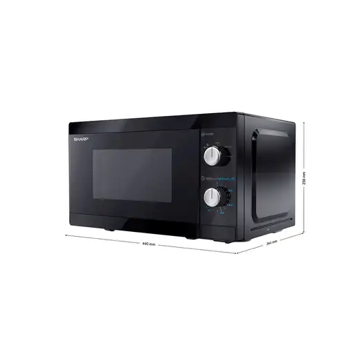 Sharp YC-MS01E-B microondas Negro Solo microondas Encimera 20 L 800 W