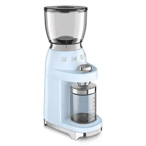 Smeg CGF11PBEU molinillo de café 150 W Azul, Transparente