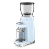 Smeg CGF11PBEU molinillo de café 150 W Azul, Transparente