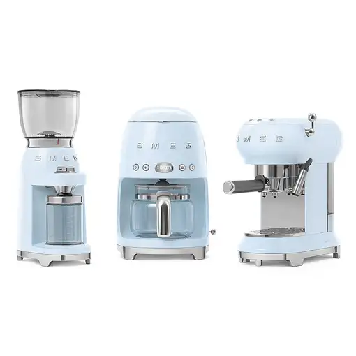 Smeg CGF11PBEU molinillo de café 150 W Azul, Transparente