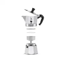 Bialetti Moka Express Cafetera italiana 0,3 L Aluminio, Negro