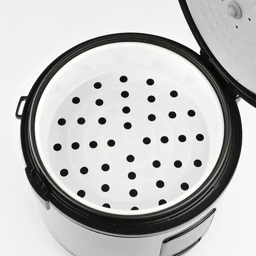 G3 Ferrari Risocotto arrocera 1,8 L 700 W Negro, Acero inoxidable
