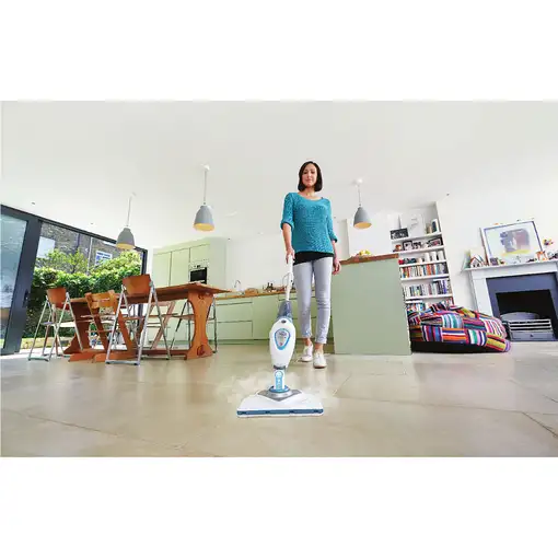Black & Decker FSM1616 limpiador a vapor Fregona a vapor 1600 W Blanco