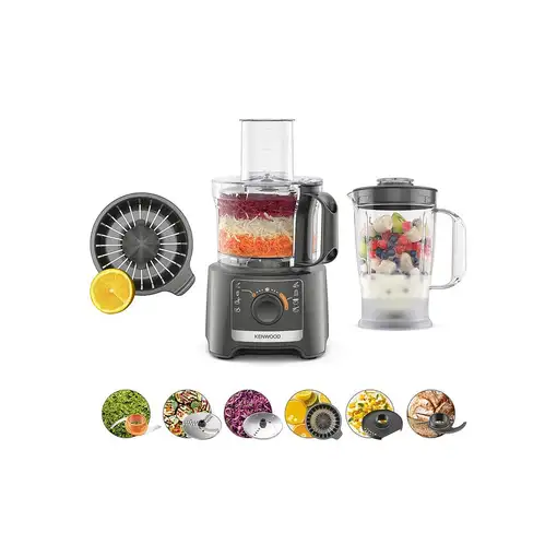 Kenwood MultiPro Compact FDP31.360GY robot de cocina 800 W 2,1 L Gris