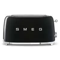 Smeg TSF02BLEU tostadora 6 4 rebanada(s) 1500 W Negro