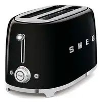 Smeg TSF02BLEU tostadora 6 4 rebanada(s) 1500 W Negro
