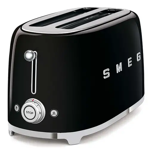 Smeg TSF02BLEU tostadora 6 4 rebanada(s) 1500 W Negro
