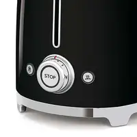 Smeg TSF02BLEU tostadora 6 4 rebanada(s) 1500 W Negro