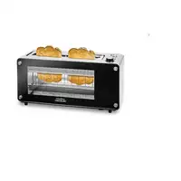 Cecotec VISIONTOAST 2 rebanada(s) 1260 W Negro, Acero inoxidable