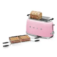 Smeg TSF02PKEU tostadora 6 4 rebanada(s) 1500 W Rosa