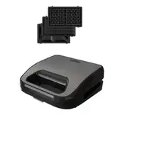 Black & Decker BXSA754E sandwichera 750 W Negro, Marrón