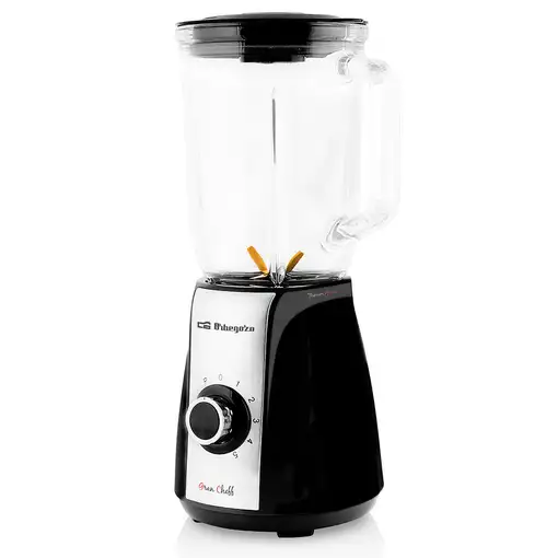 Orbegozo BV 6575 licuadora 1,5 L Batidora de vaso 600 W Negro