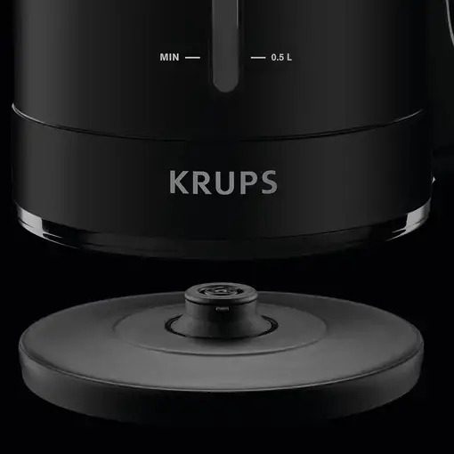 Krups BW2448 tetera eléctrica 1,6 L Negro