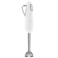 Smeg HBF03WHEU licuadora Batidora de inmersión 700 W Acero inoxidable, Blanco