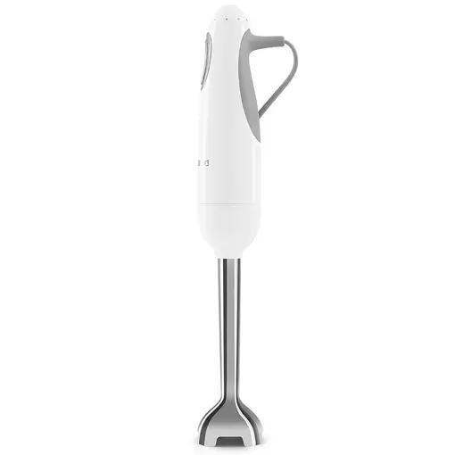 Smeg HBF03WHEU licuadora Batidora de inmersión 700 W Acero inoxidable, Blanco