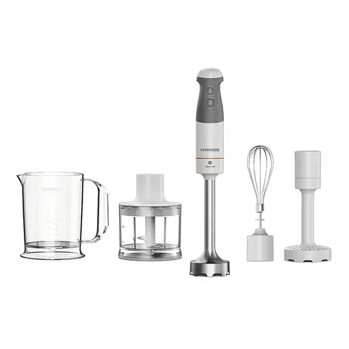 Kenwood HBM40.306WH licuadora Batidora de inmersión 850 W Gris, Transparente, Blan